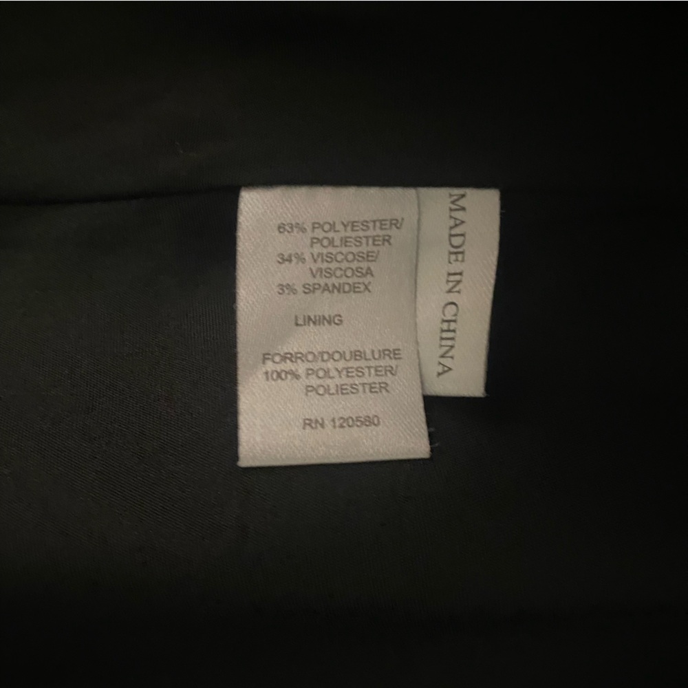 Amanda & Chelsea Black A-Line Skirt GUC 14 - Picture 5 of 5